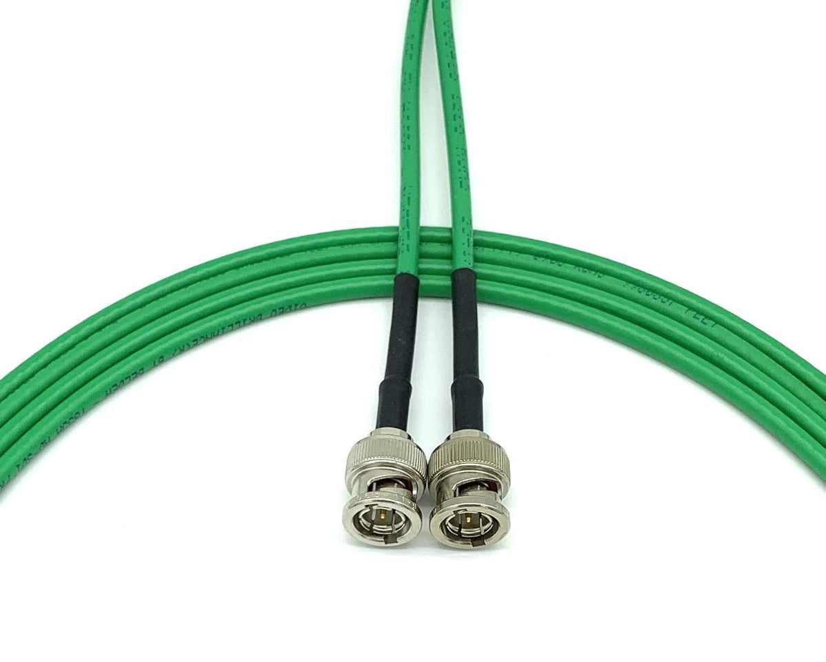 3G/6G HD SDI Mini RG59 BNC Cable 15ft Red S1439