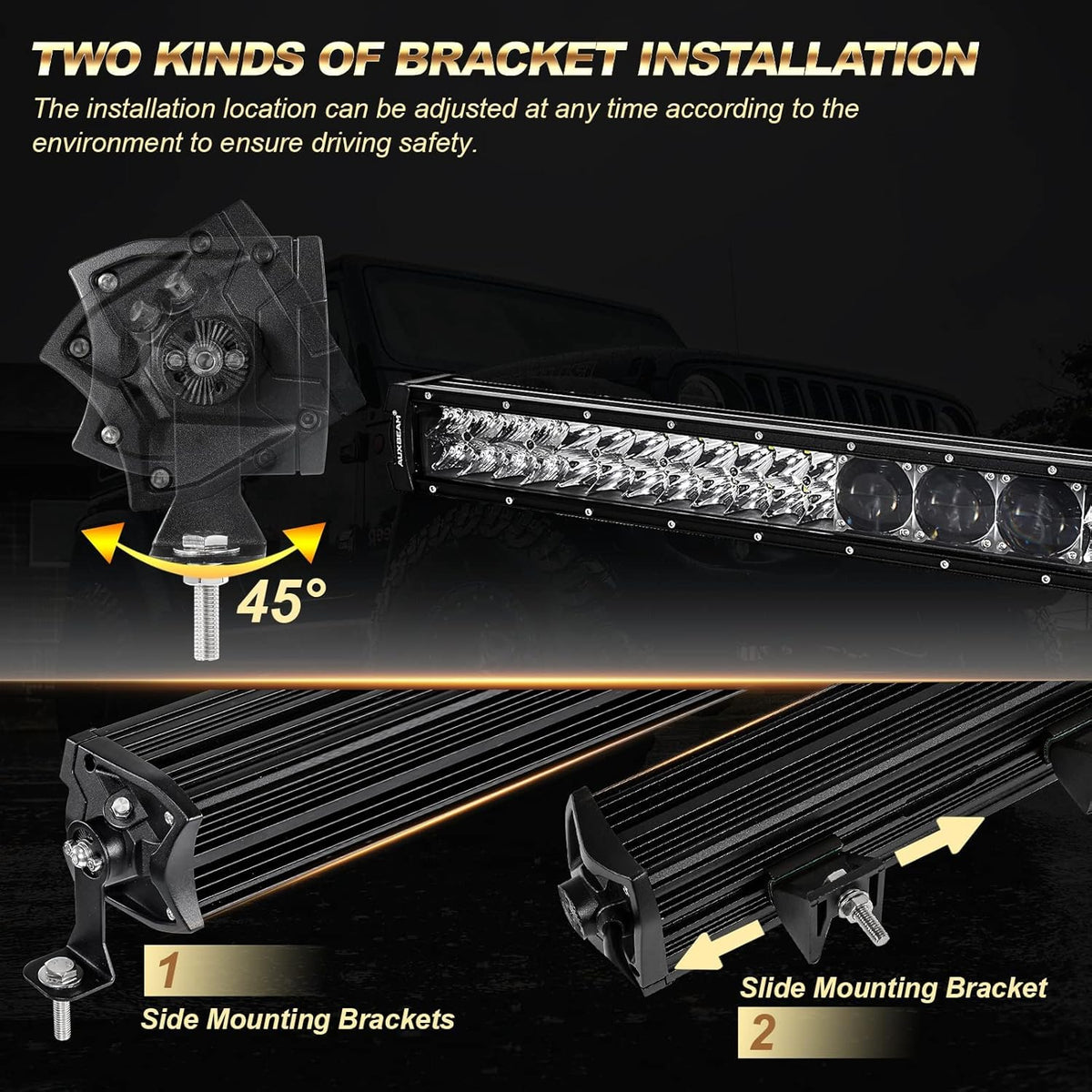 32 Inch LED Bar Light Flood Spot Combo Waterproof U18820