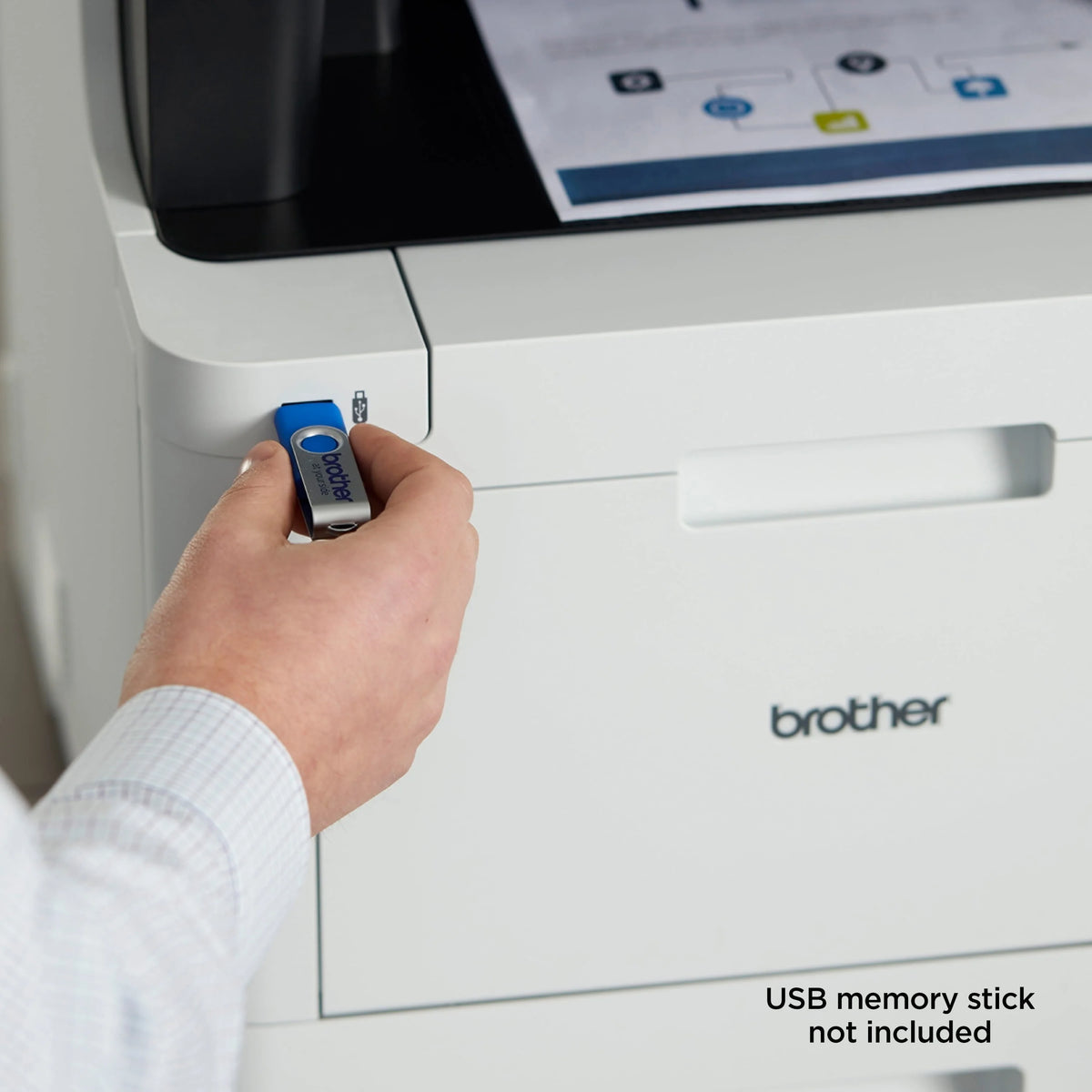 Color Laser All-in-One Printer with Duplex Print Copy Scan and Wireless Networking O995