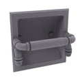 Matte Gray Recessed Toilet Paper Holder X6015