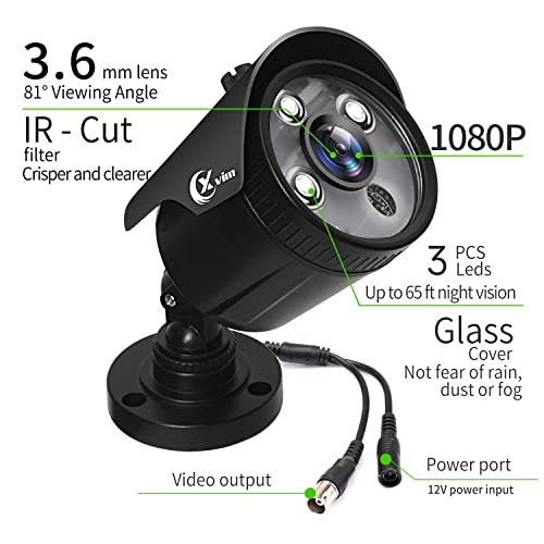8CH 1080P Home Security Camera System with 1TB Hard Drive W652