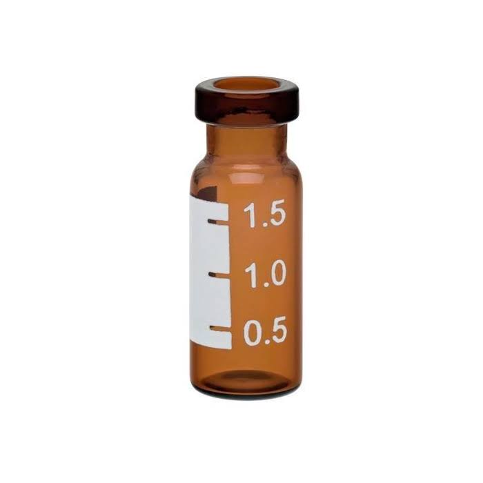 2.0 ml Amber Graduated Glass Vial with Cap, Case of 1000 Z5345