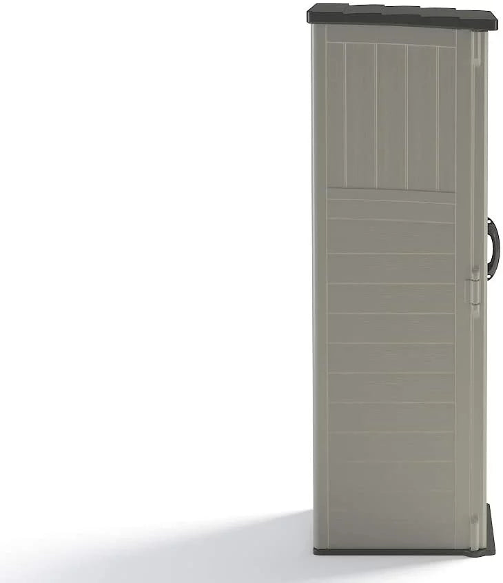 Resin Vertical Storage Shed, 22 Cubic feet E756071