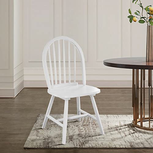 Black Wood Spindle Back Dining Chairs Set of 2 G242687