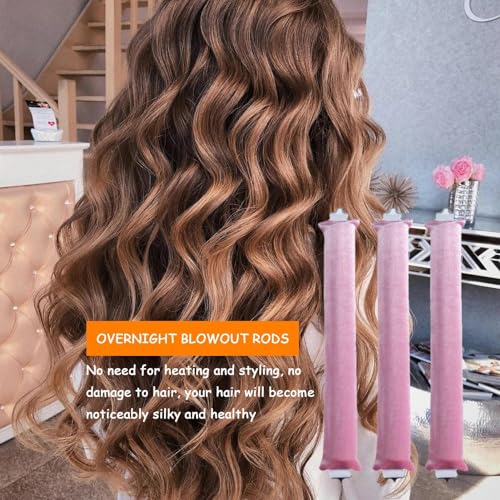 Velvet Heatless Curling Rods with Hook N902538