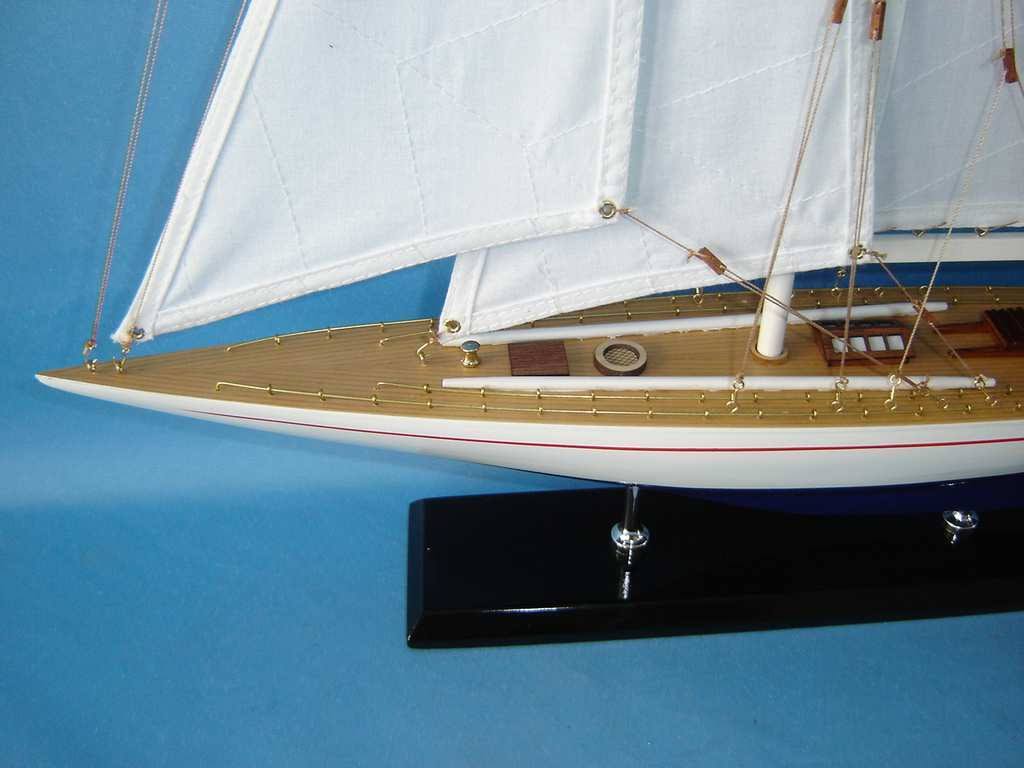 Wood Sailing Yacht Model J1176