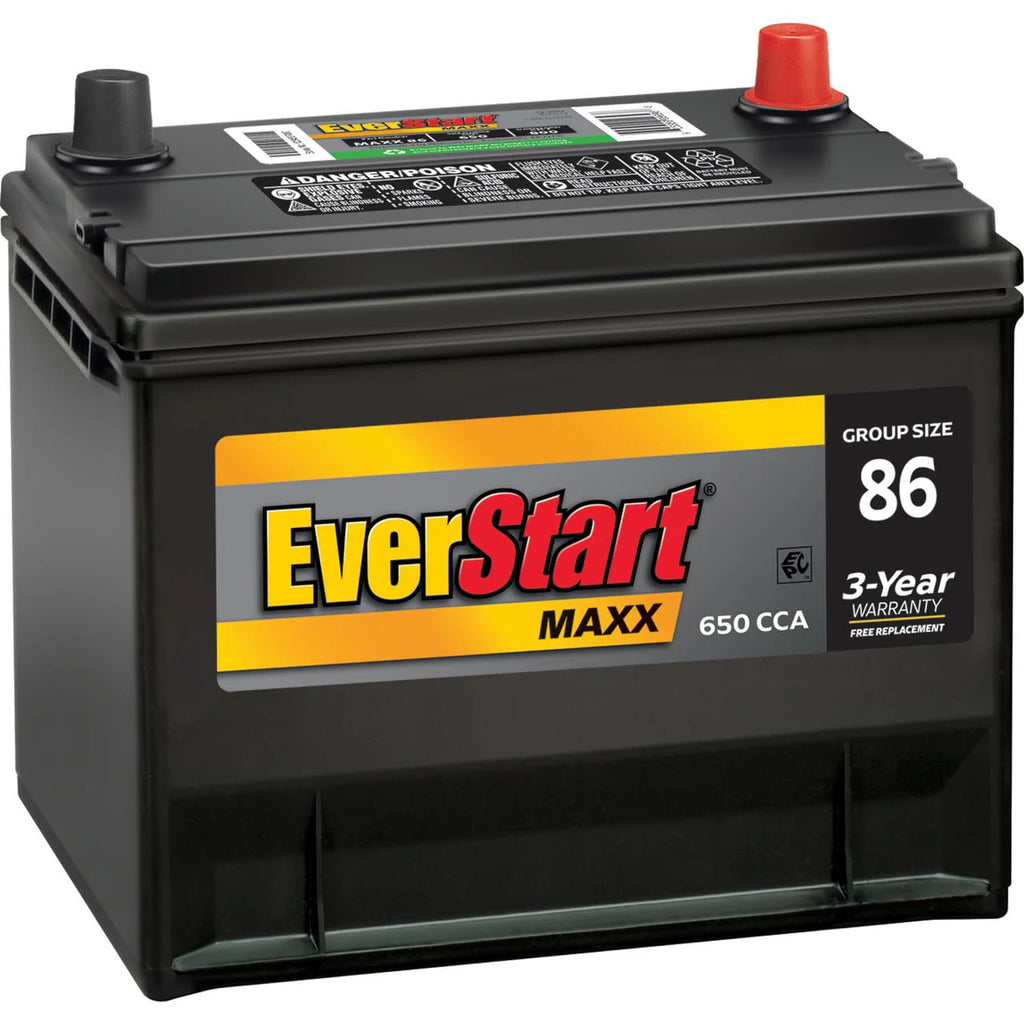 Group Size 86 12 Volt 630 CCA Lead Acid Automotive Battery O915187