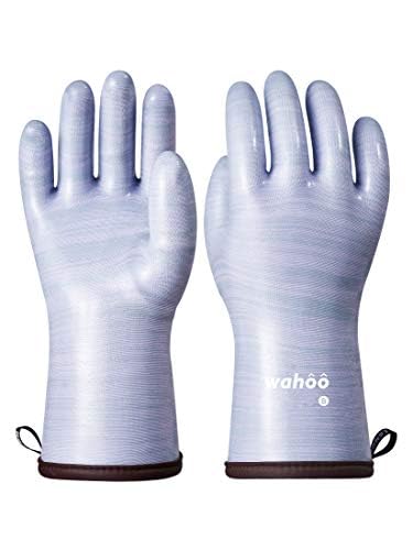 Purple M/8 Heat Resistant Silicone Oven Gloves T50346