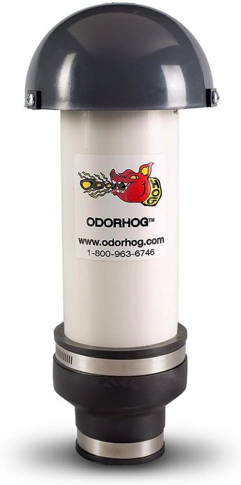 Mushroom Cap Vent Stack Pipe Filter 1.5 PVC Clamp On K89198
