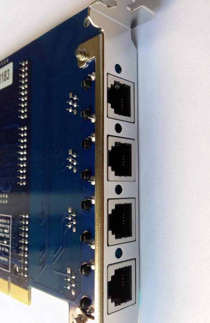 4 Port Analog Voice Card with 4 FXO Ports PCI Card Z5215
