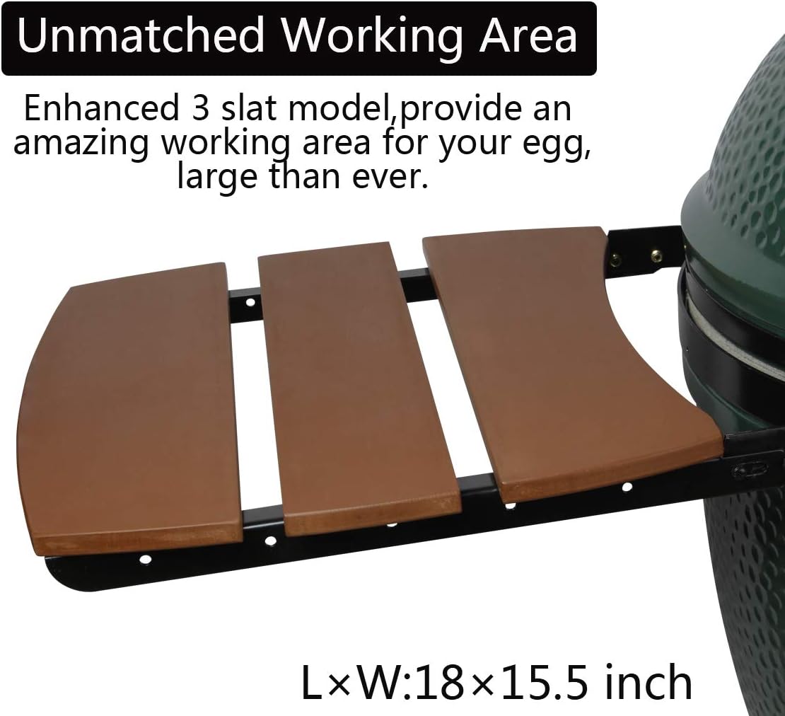 3 Shelves Slats HDPE Grill Side Shelves P226