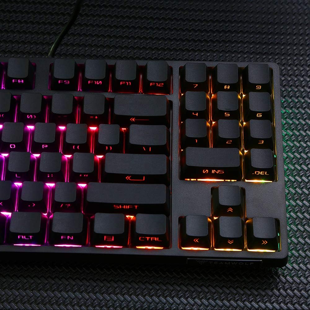 89 Keys Mechanical Gaming Keyboard with Cherry MX Blue Switch P324