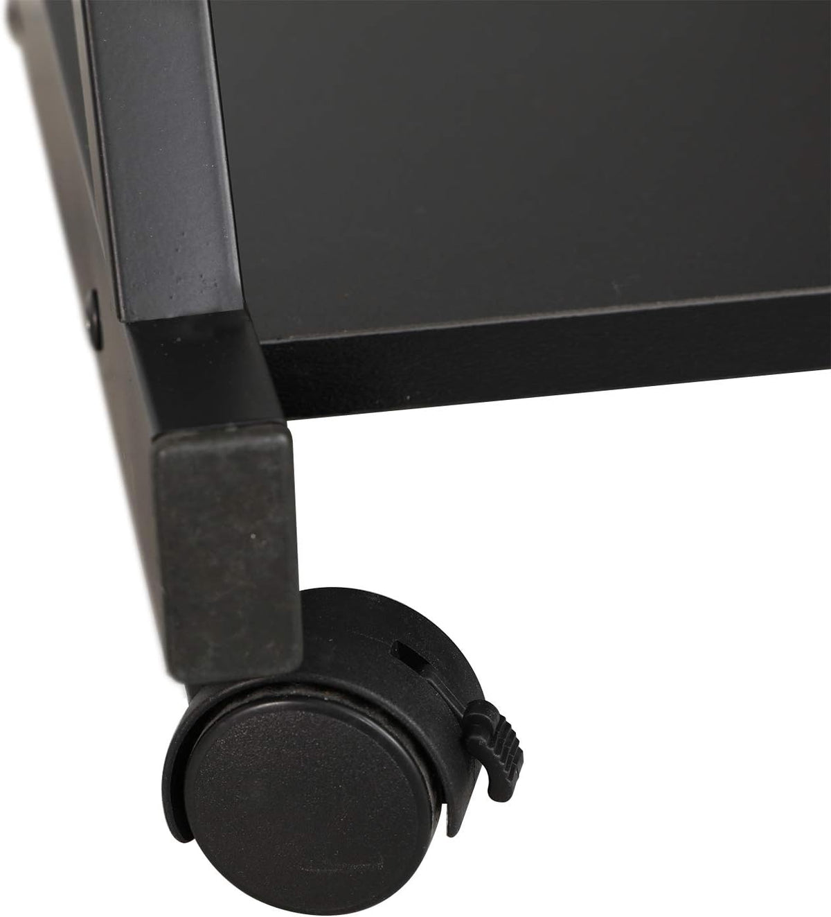 Adjustable Mobile Laptop Desk with Wheels, Black Z282014