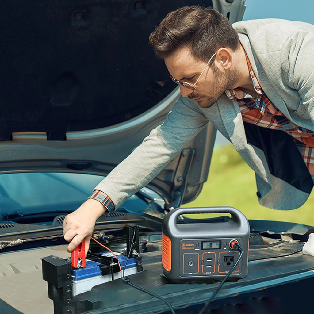 Portable Power Station with Automobile Battery Charging Cable H475646