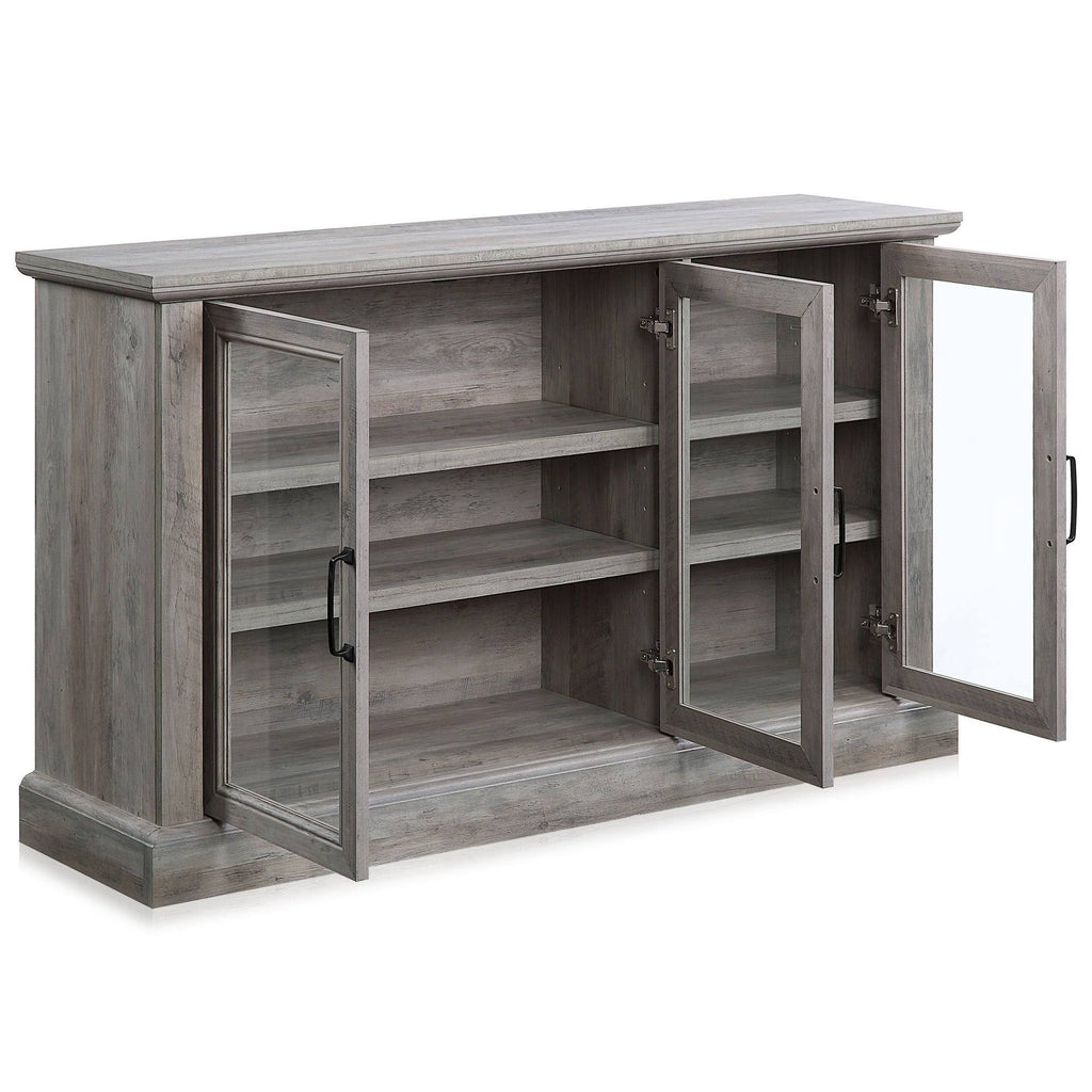 Rustic Grey Wood Sideboard Buffet Cabinet R5880
