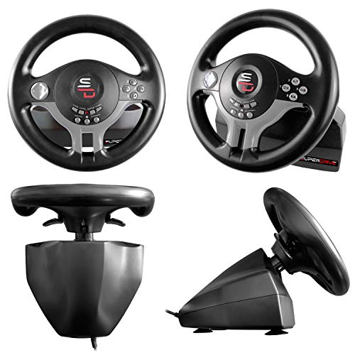 Racing steering wheel with pedals and gearshift paddles Q9746
