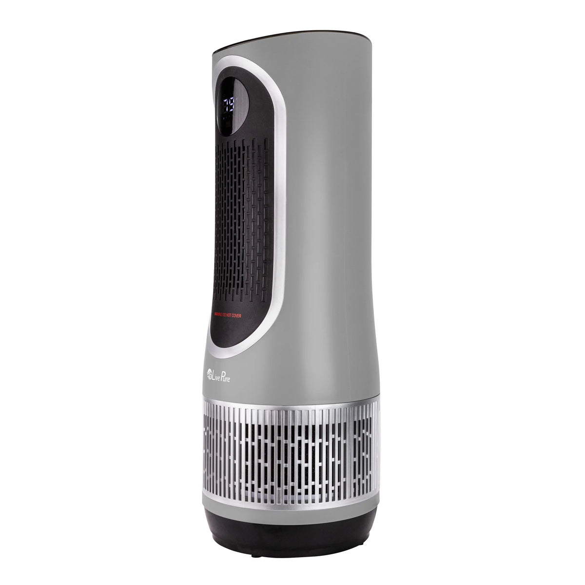 Gray 2 in 1 Air Purifier & Heater with HEPA Filtration K11703
