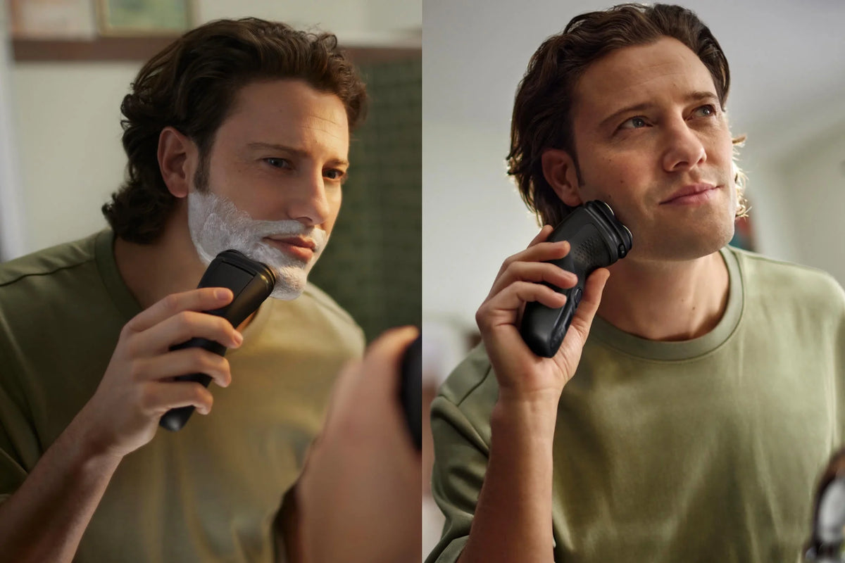 Cordless Electric Shaver with Pop-Up Trimmer A863863
