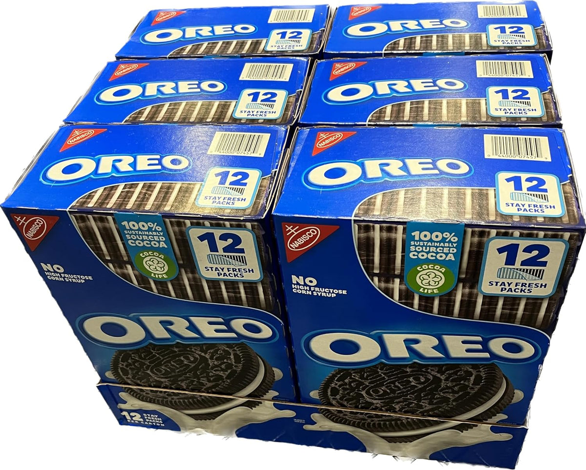 6 Pack 3.92 Lbs Chocolate Sandwich Cookies A130