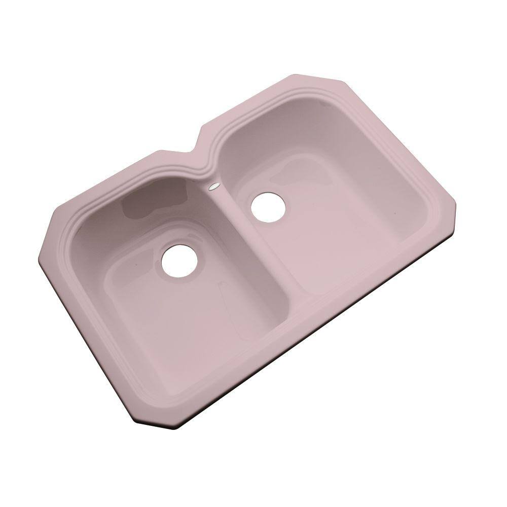 Undermount Acrylic Double Bowl Kitchen Sink Y401217