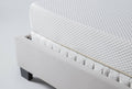 Velvet Upholstered Eastern King Panel Bed F5370