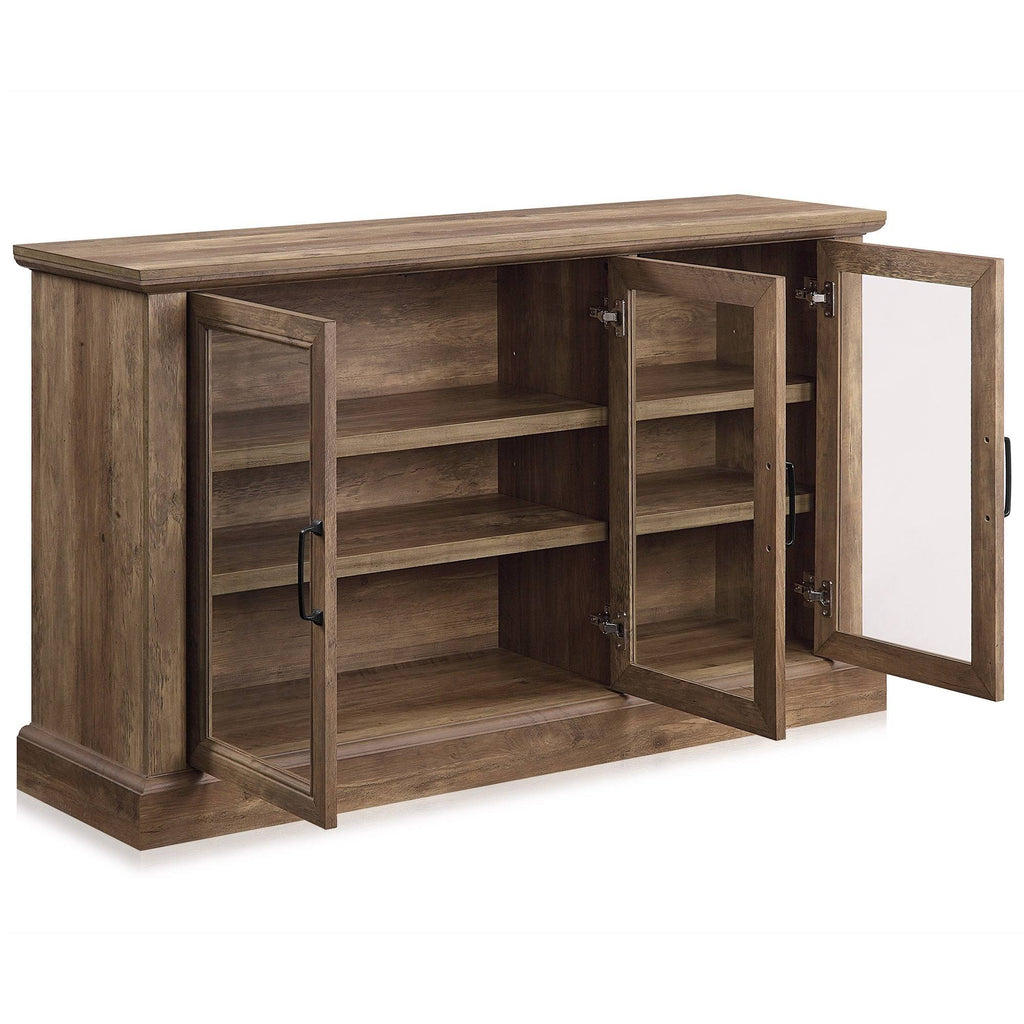 Rustic Grey Wood Sideboard Buffet Cabinet R5880