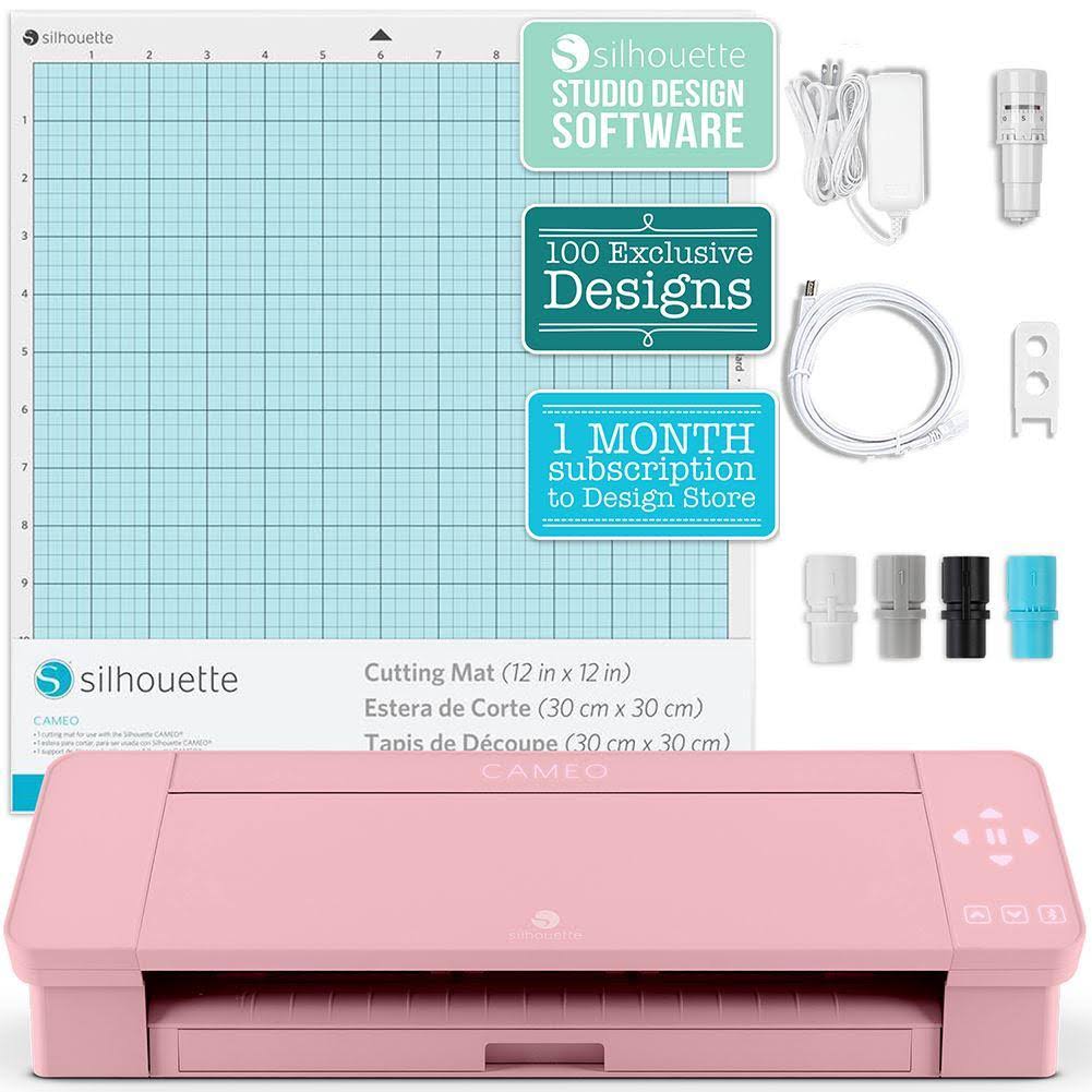 Blush Pink Cameo 4 with 26 Glossy Sheets, Guides, and 24 Sketch Pens H770903