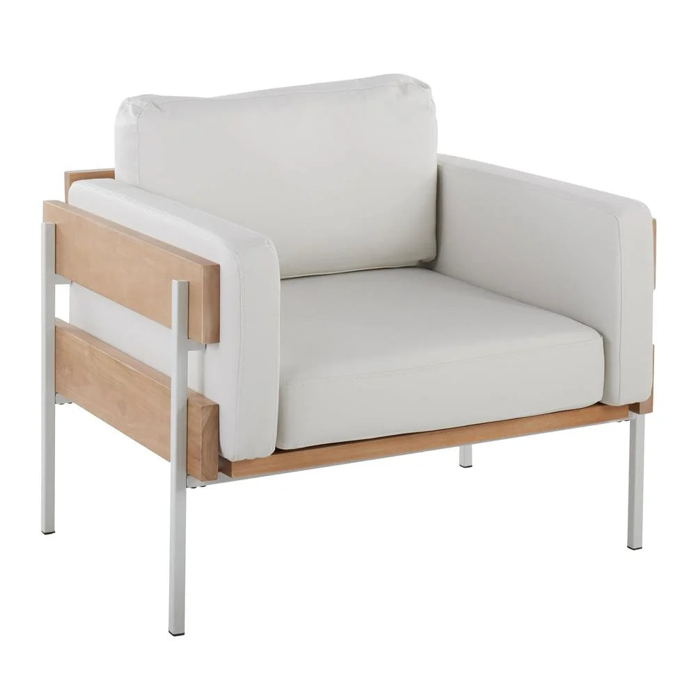 Faux Leather Accent Chair O9252