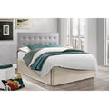 Grey Tufted Adjustable Height Headboard Full T5108