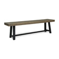 Gray Acacia Wood Outdoor Bench G590