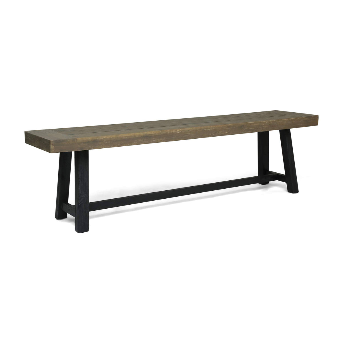 Gray Acacia Wood Outdoor Bench G590