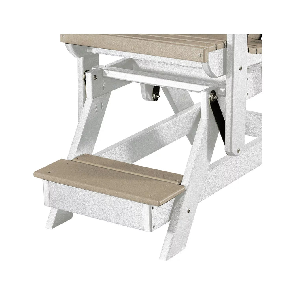 Resin Fan Back Balcony Glider H606