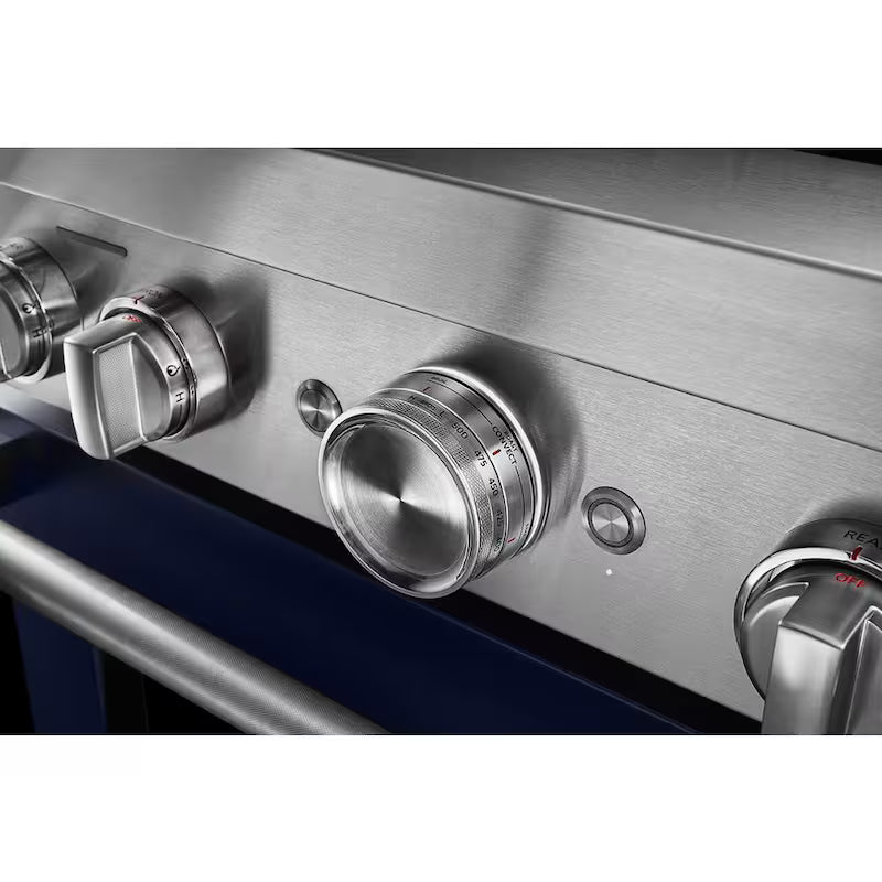 4 Burner Dual Fuel Freestanding Smart Range in Ink Blue N882756