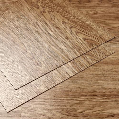 Honey Oak Wood Peel and Stick Vinyl Floor Tiles 36"x6" 18 PCS Waterproof I6797