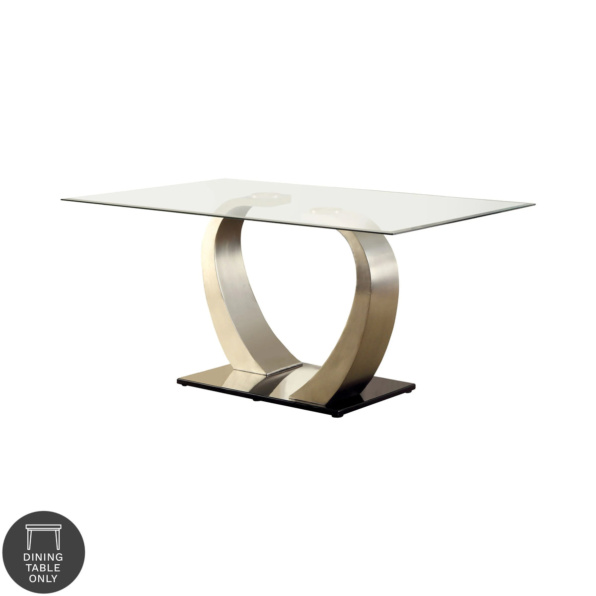 60-inch Glass Top Dining Table R22160