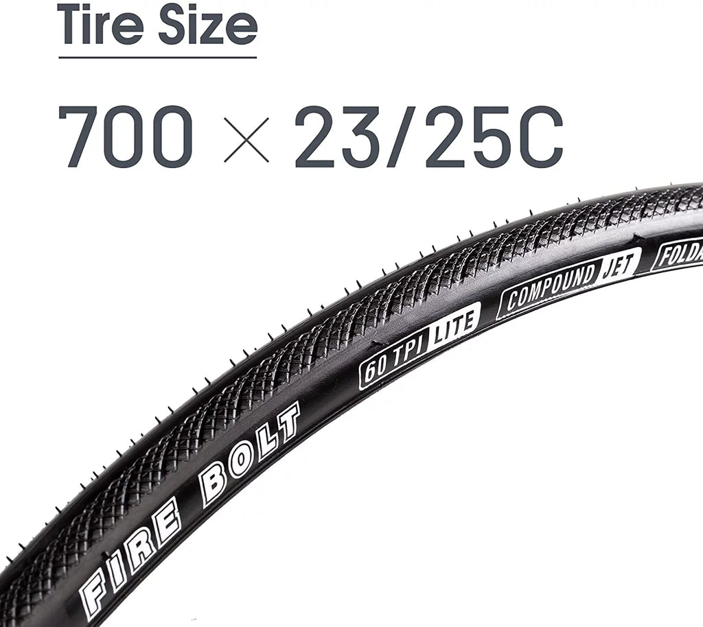 20 PACK 700x25c Foldable 60 TPI Road Bike Tire W127
