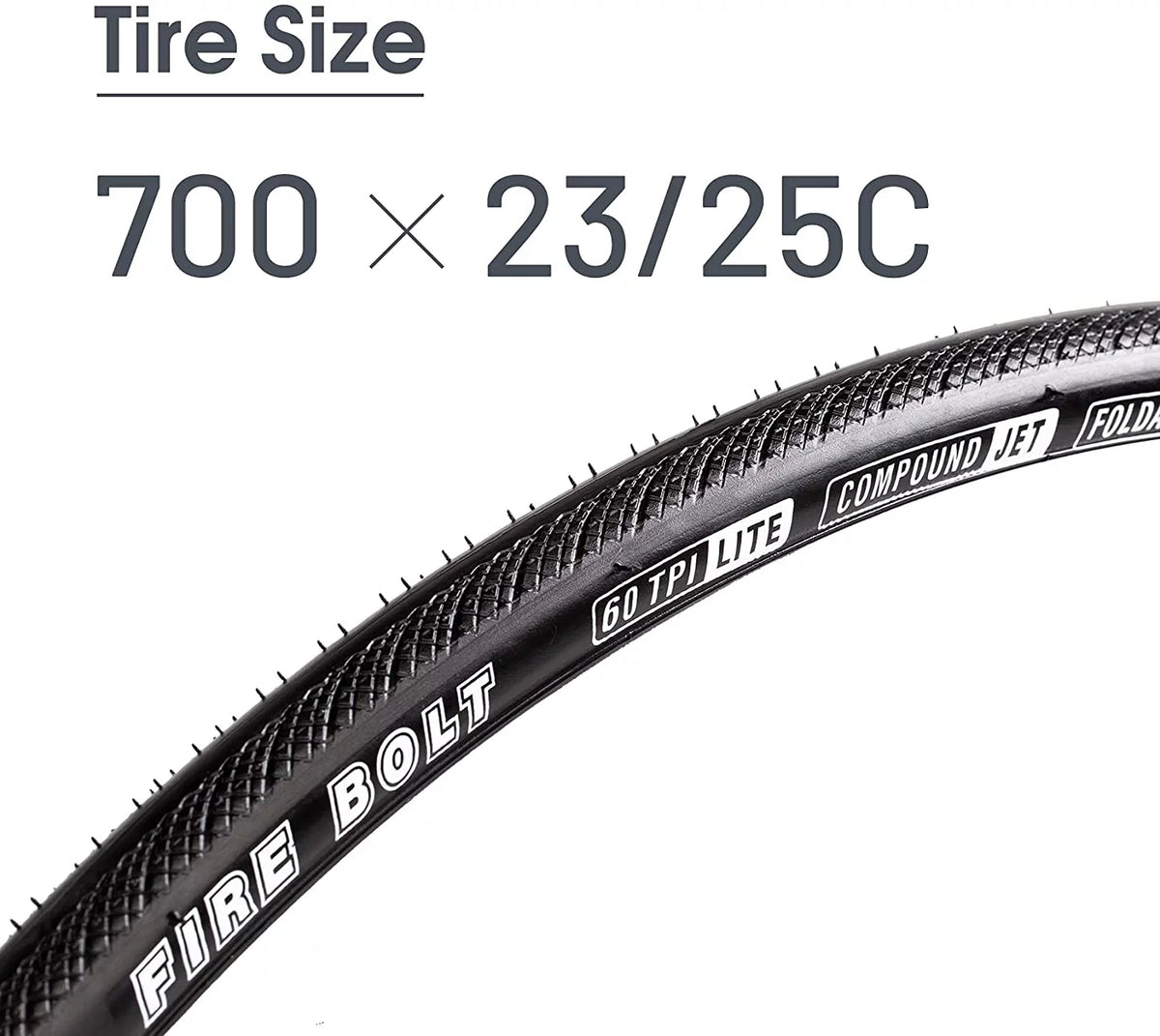20 PACK 700x25c Foldable 60 TPI Road Bike Tire W127