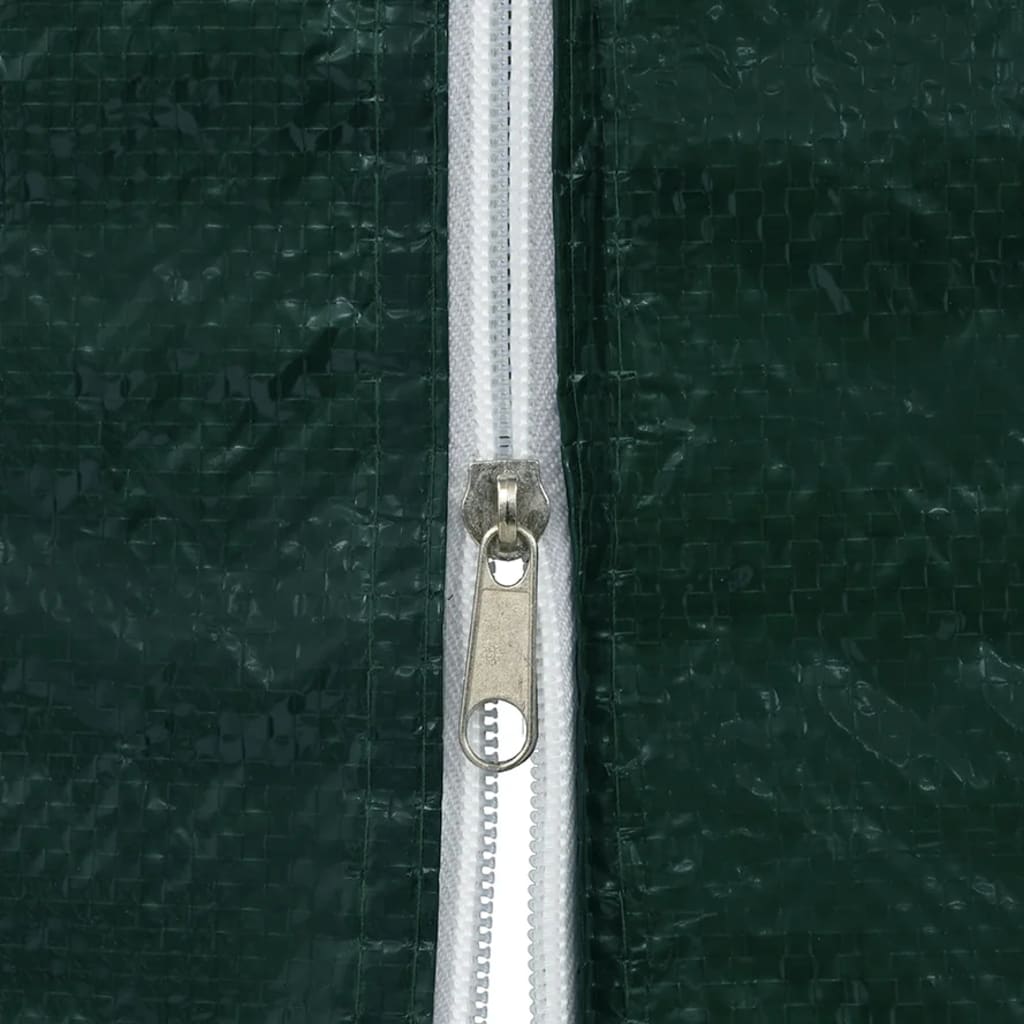 Party Tent Sidewall 2 pcs with Zipper PE Green H52011