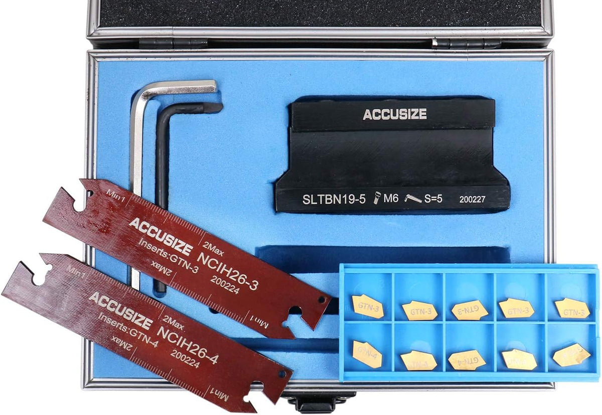 1'' Self-Lock Block with 10 Pcs Carbide Inserts and 1 Pc Blade A436
