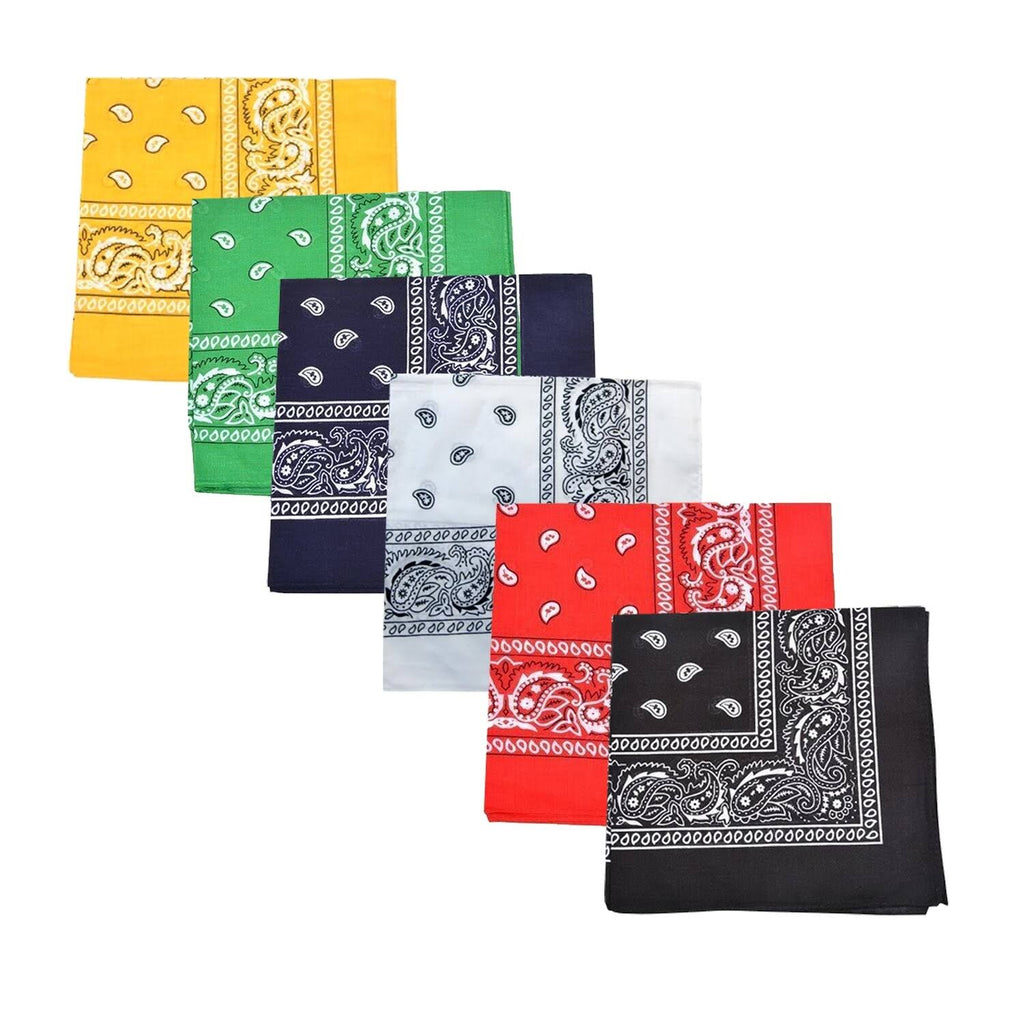 240 Paisley 100% Cotton Double Sided Bandanas I522858