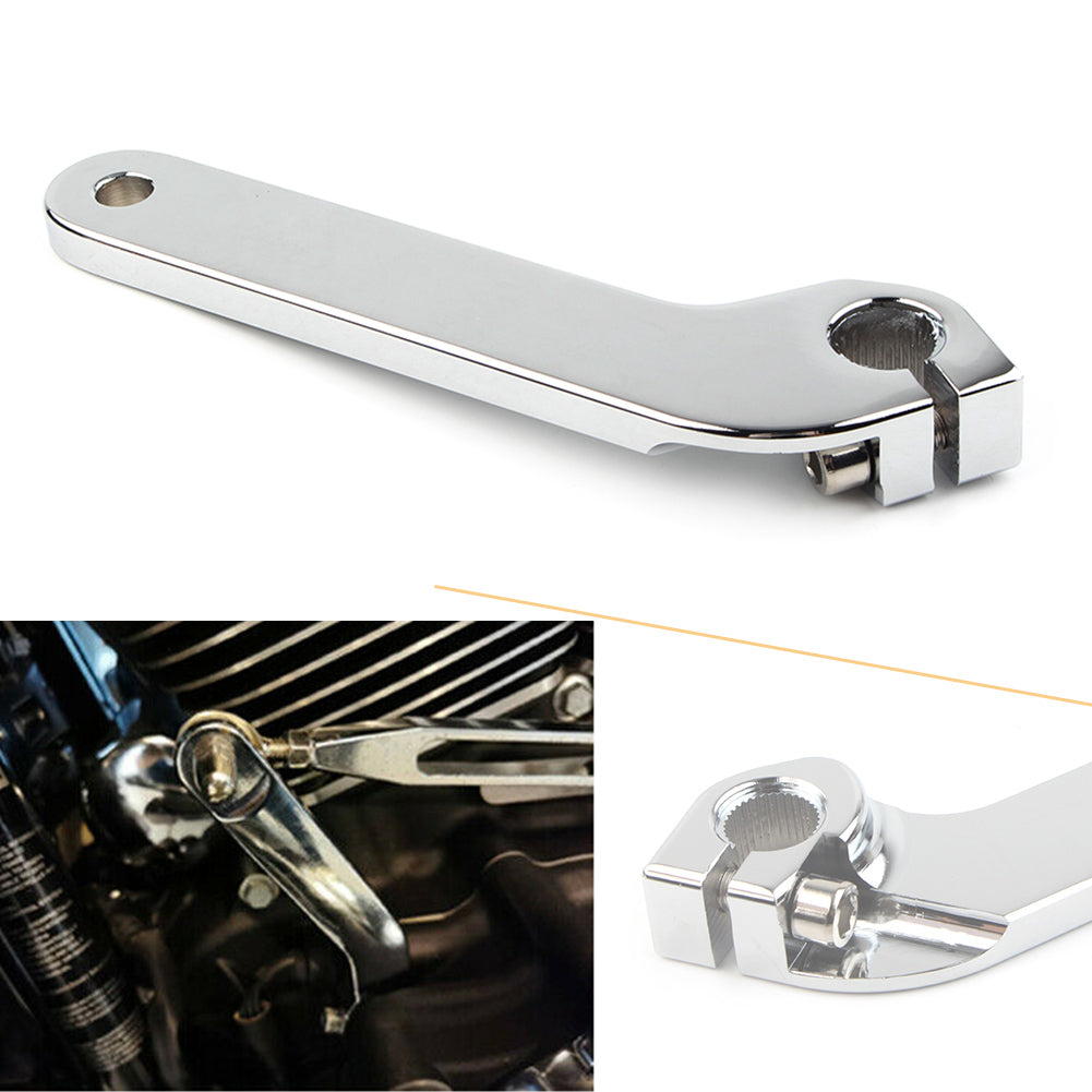 Chrome Motorcycle Inner Shift Rod Shifter Lever Bracket E347