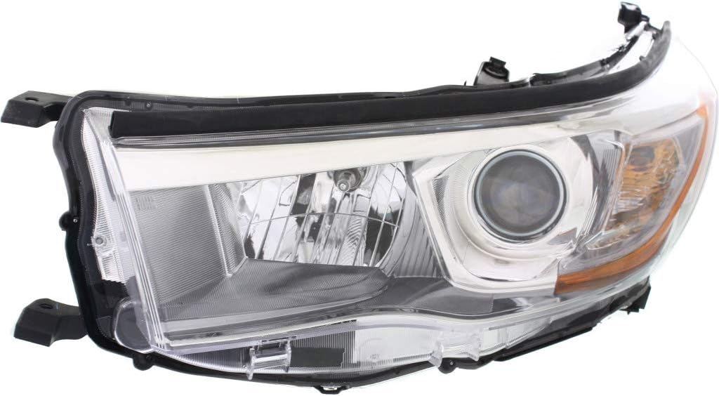 Smoked Chrome Accent Headlight Assembly Driver Side R805832