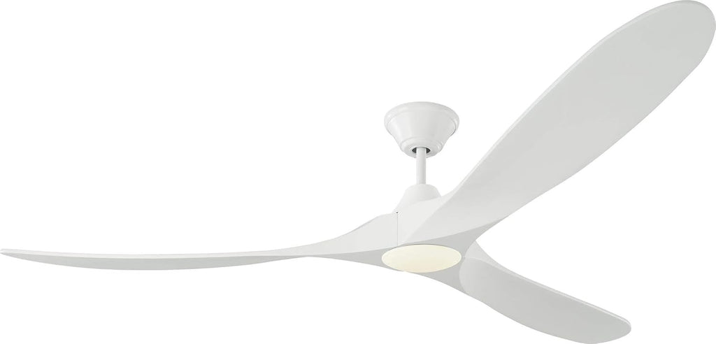 Matte Black 60 Ceiling Fan with LED Light and Remote Control U32344