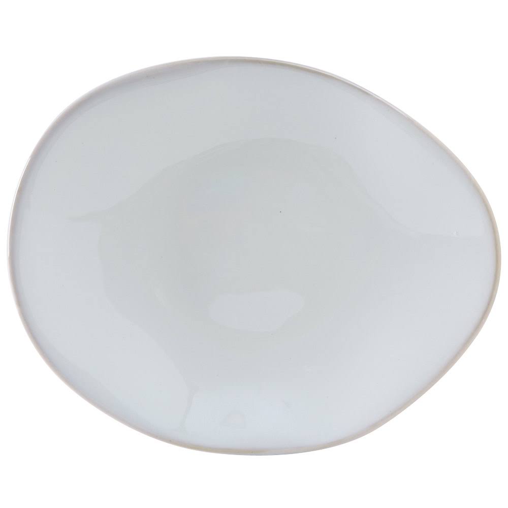 12 in. Vitrified China Ellipse Plate V81334