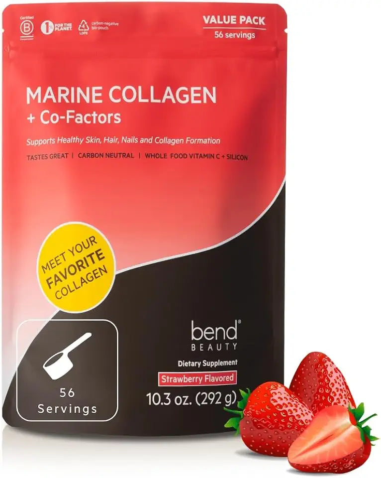 Strawberry Flavored Hydrolyzed Marine Collagen Powder C72764