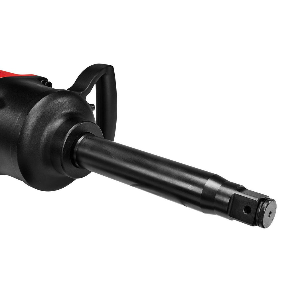 1 in. D-Handle Aluminum Air Impact Wrench, 8 in. Extended Anvil, 2500 ft. lbs., Red J280216
