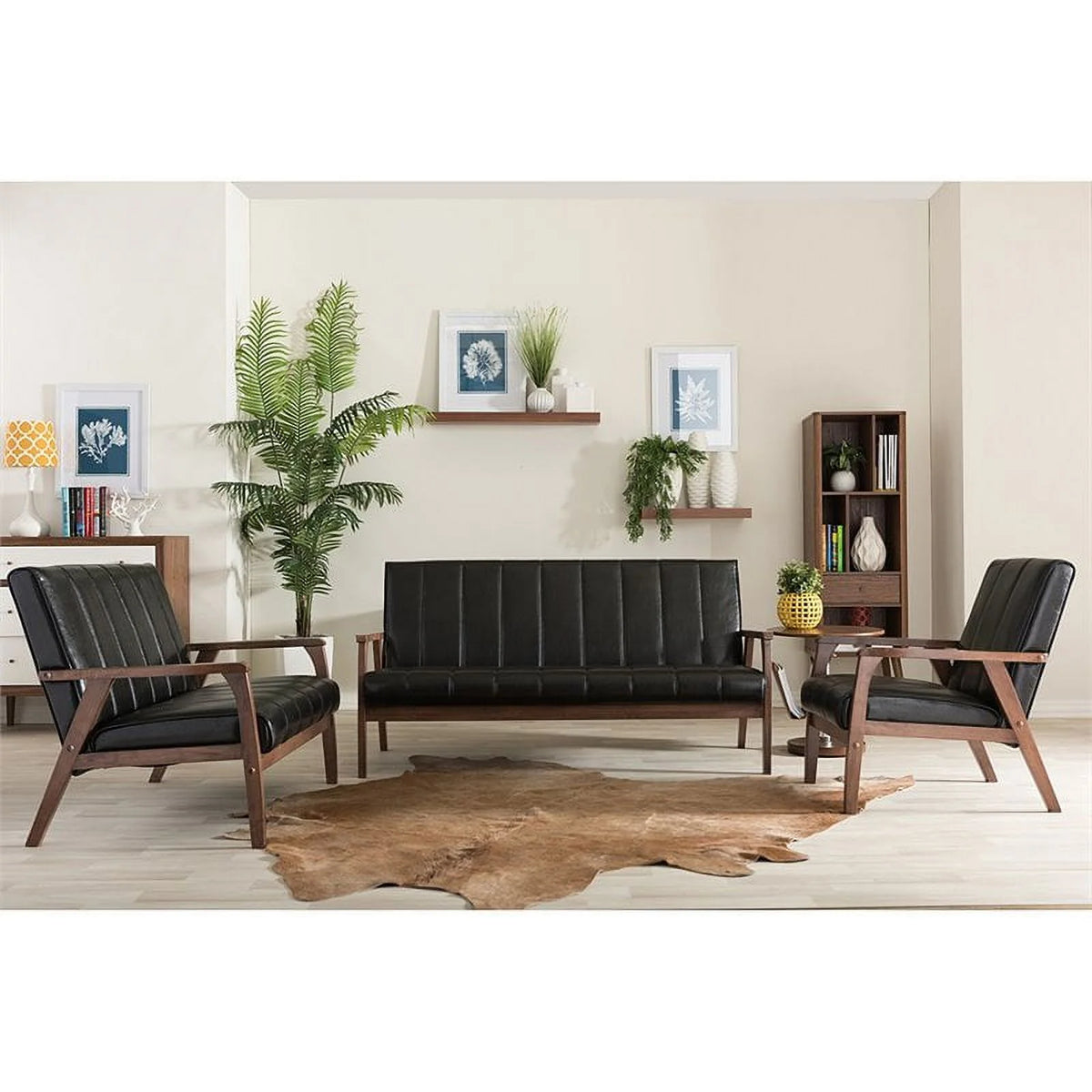 Black Walnut Accent Chair I63513