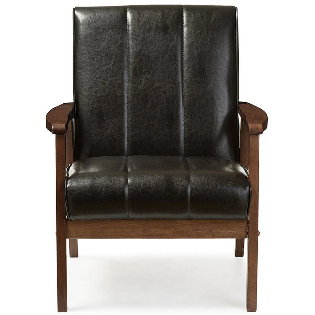 Black Walnut Accent Chair I63513