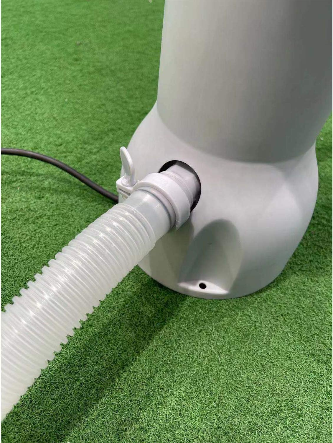 Above Ground Swimming Pool Filter Cartridge Pump with 32 mm Hoses Pack of 2 U36996