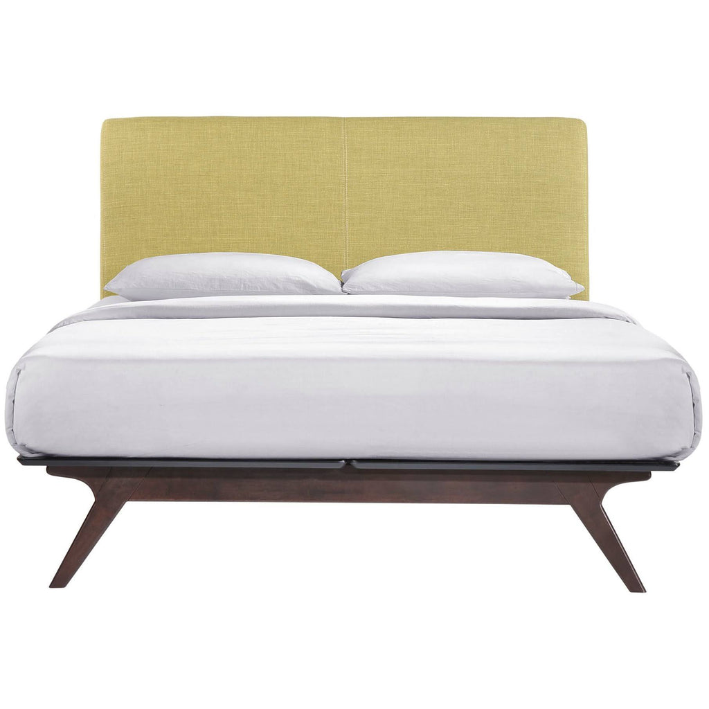 Full Bed in Cappuccino/Green H31295